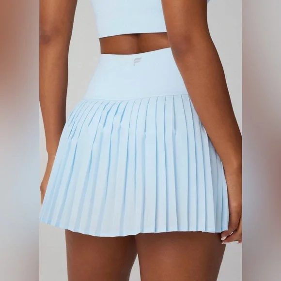 New Fabletics Hot Shot Pleated Skirt/Built-In Shorts Ultra Mini Iced Out Size S - Picture 2 of 13